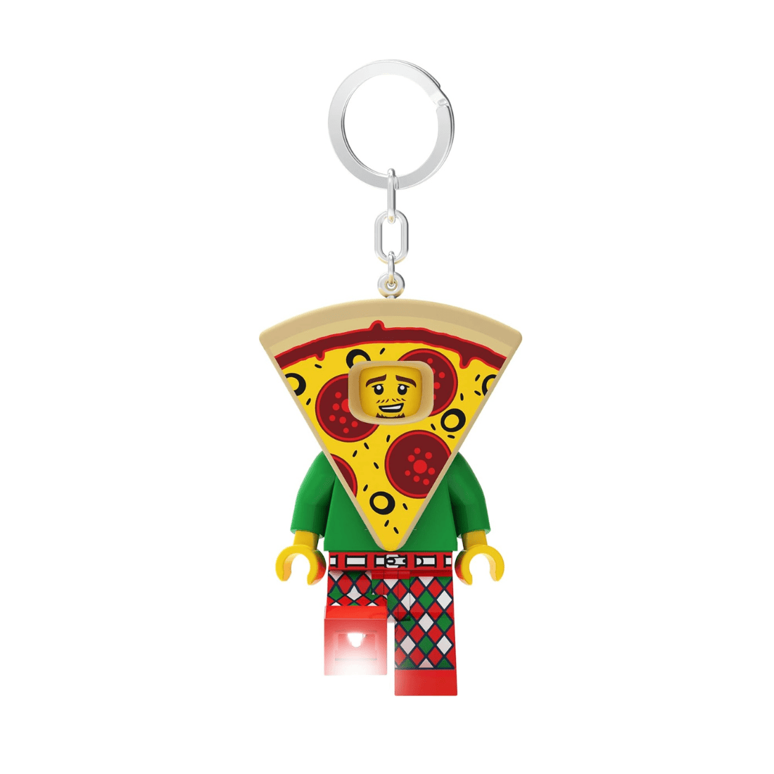 LEGO Iconic Pizza Guy Keychain Light