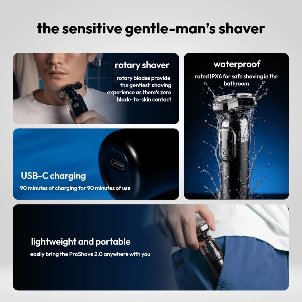 Stryv ProShave 2.0 Rotary Electric Shaver