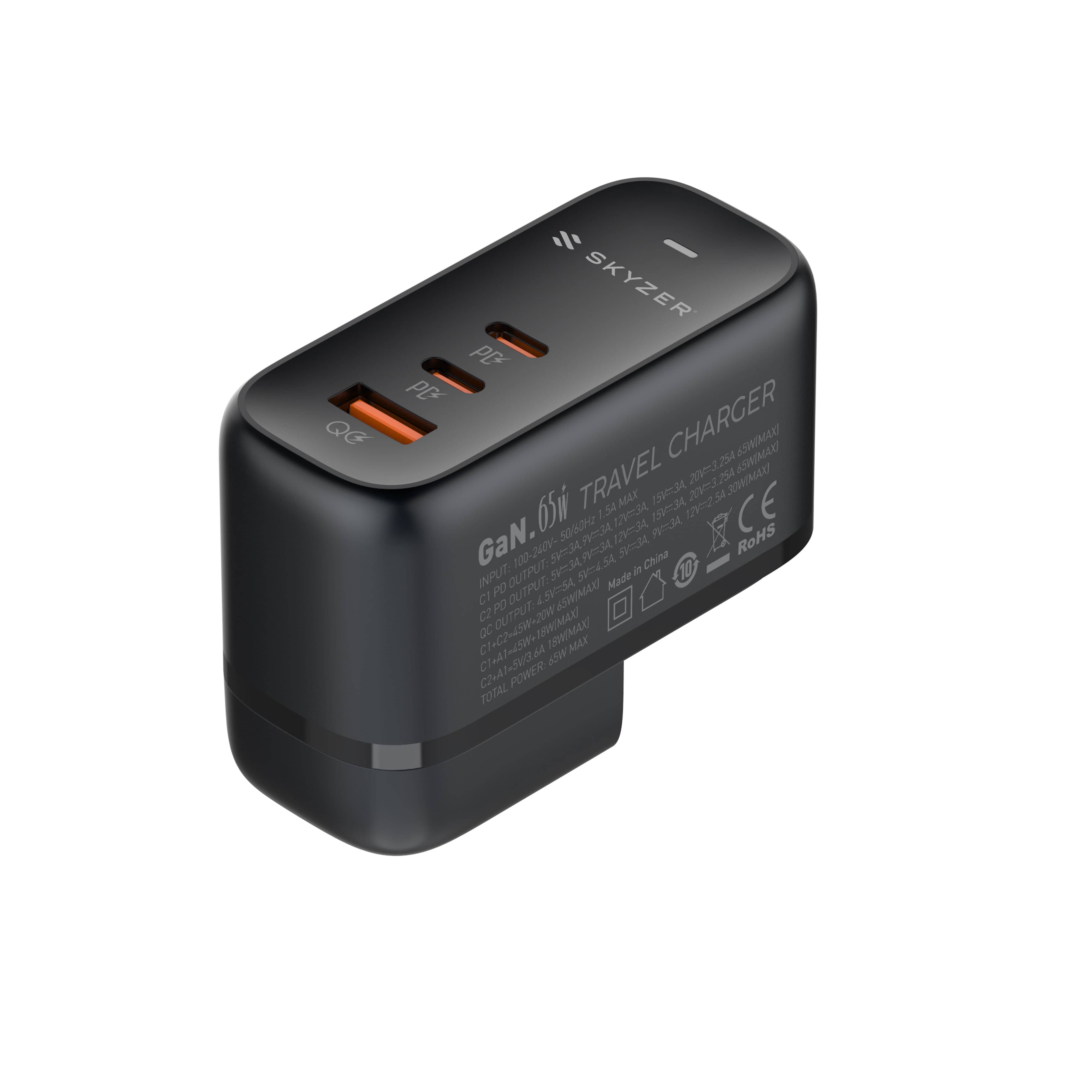 Skyzer PD172 GAN65W Travel Charger