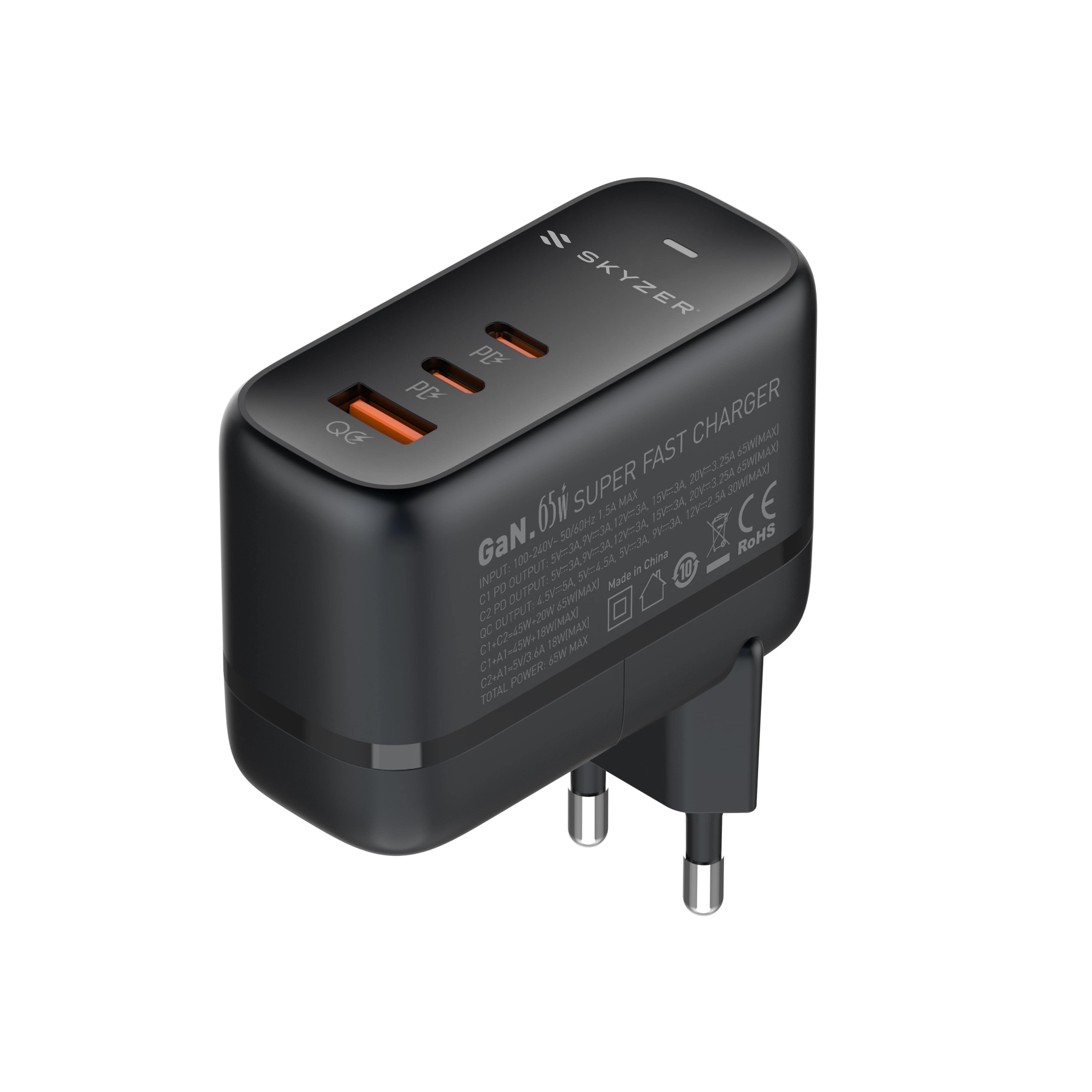 Skyzer PD172 GAN65W Travel Charger