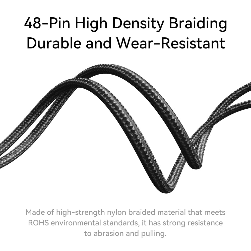 ROCK Z28 Metal Weaved Fast Charging Data Cable