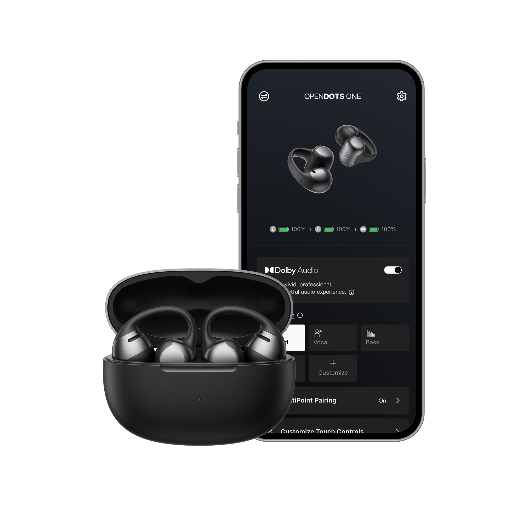 Shokz OpenDots One Open-Ear True Wireless Earbuds