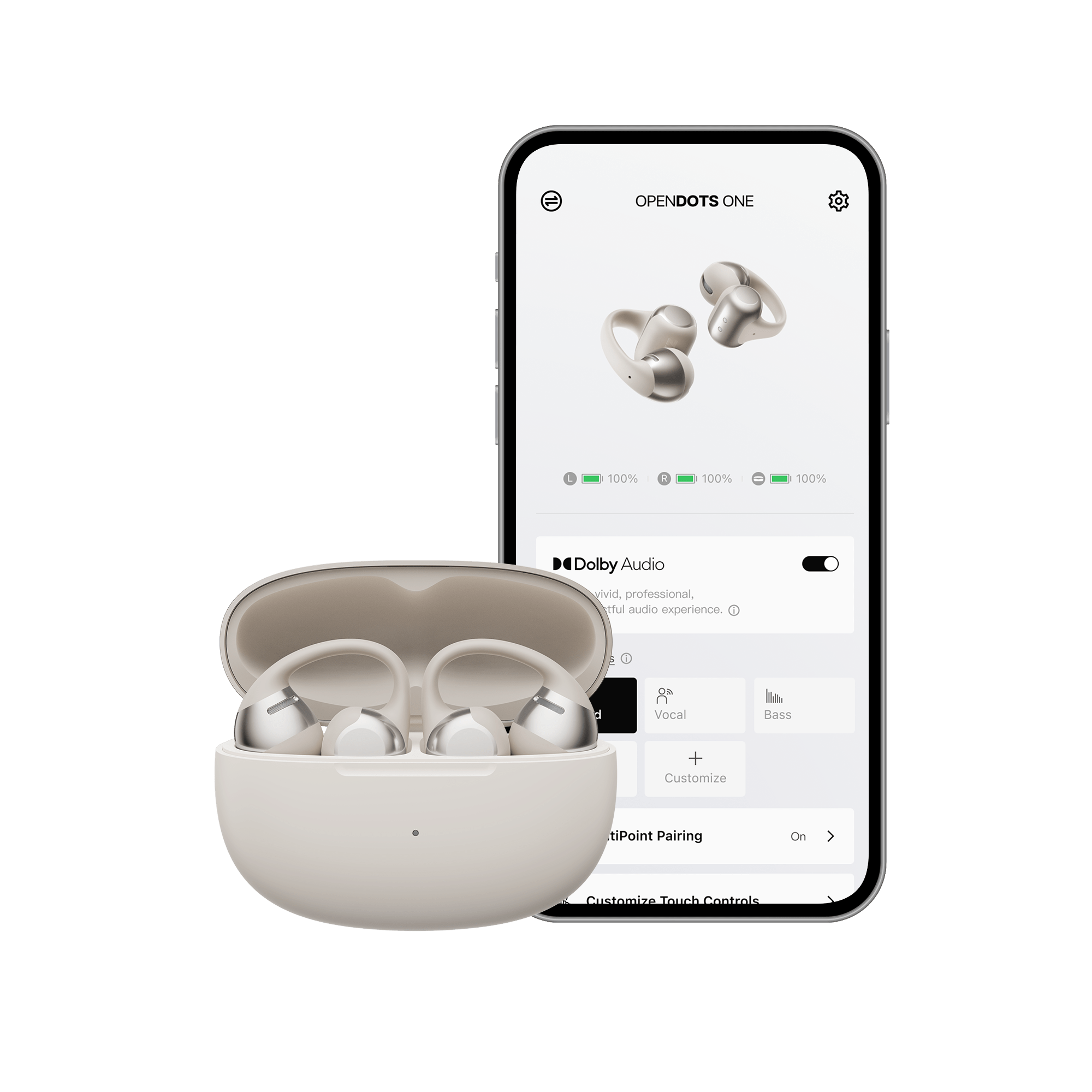 Shokz OpenDots One Open-Ear True Wireless Earbuds