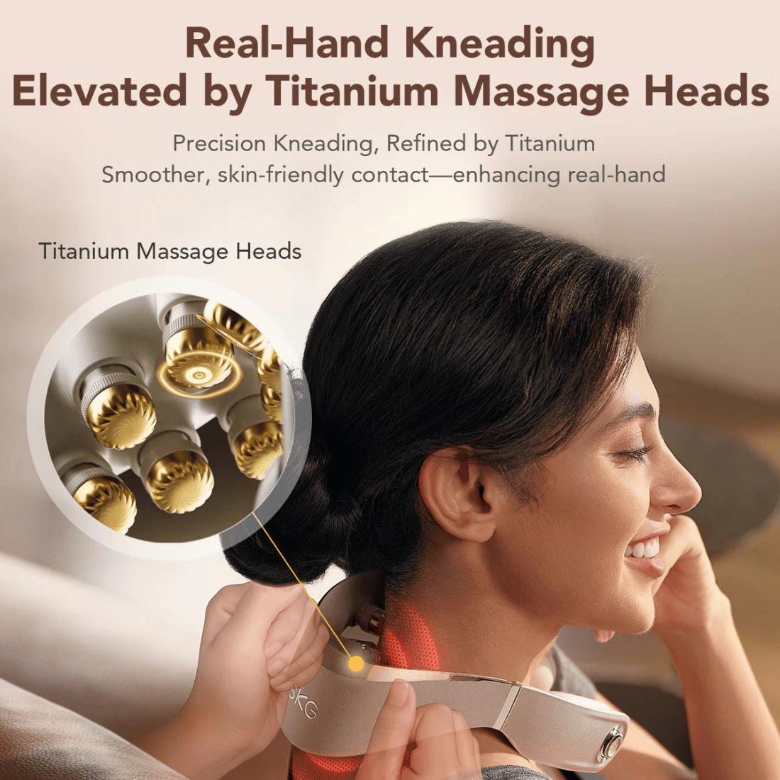 SKG G7 Pro Fold Golden Neck Massager