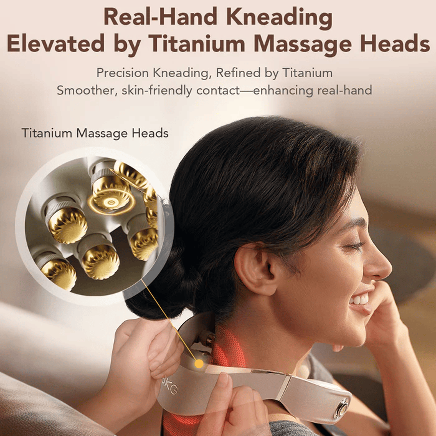 SKG G7 Pro Fold Golden Neck Massager
