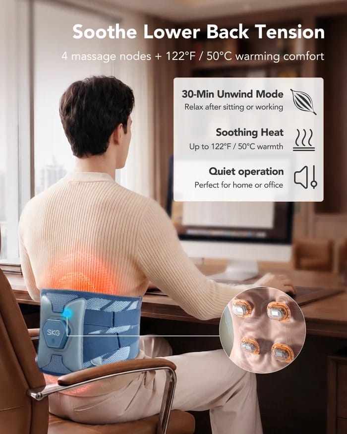 SKG QS300 Lumbar Support Waist Massager