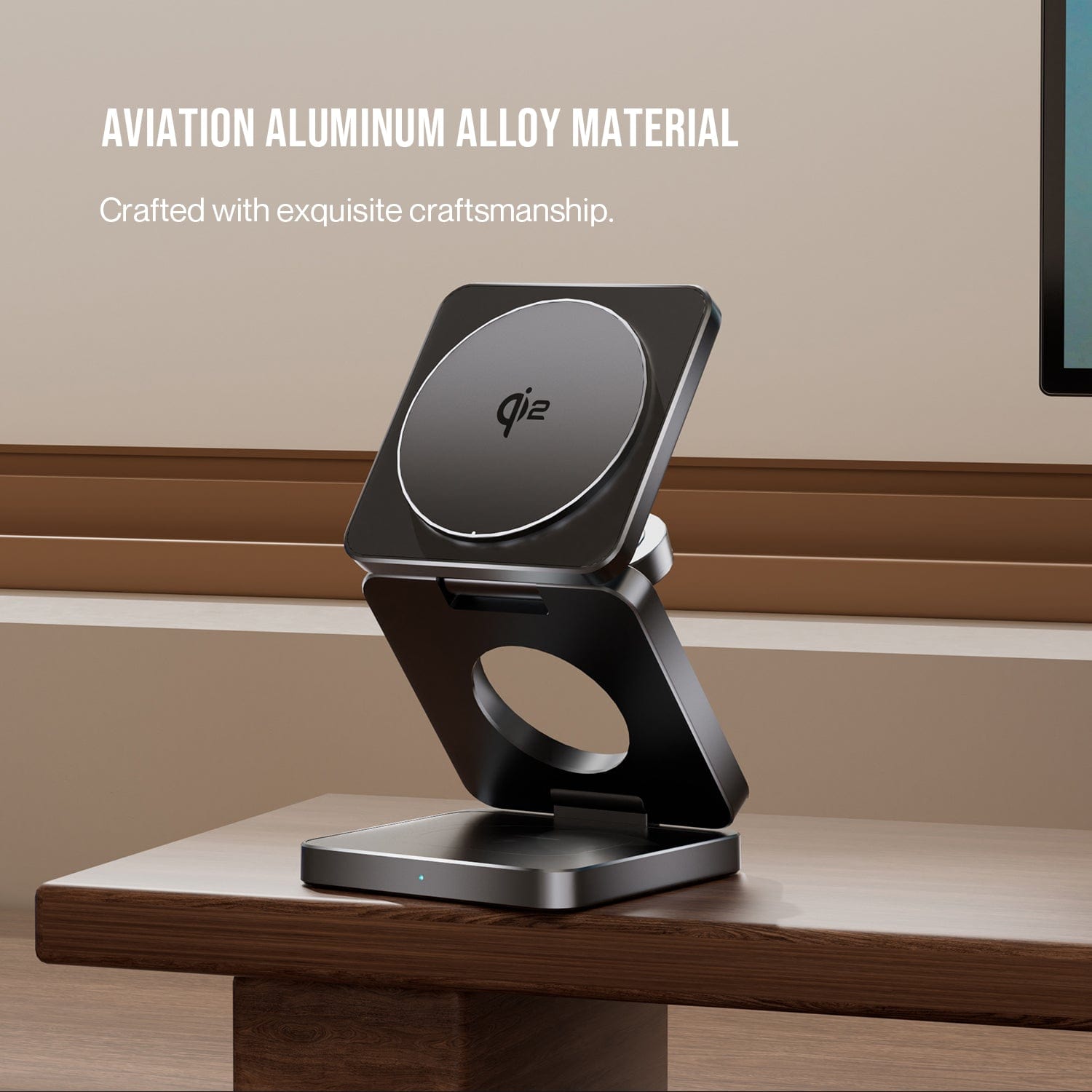 Skyzer CC617 Mag Charge Qi2 3-In-1 Foldable Wireless Charger