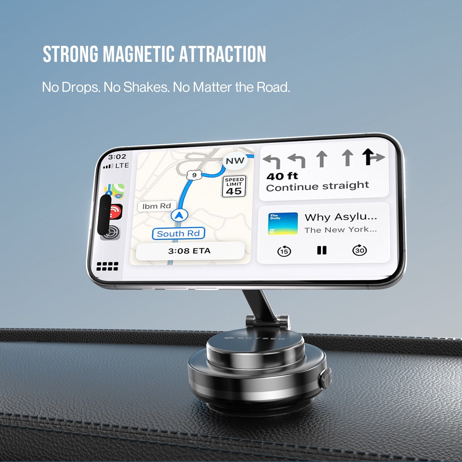 Skyzer CC618 Electric Magnetic Suction Vacuum Phone Holder