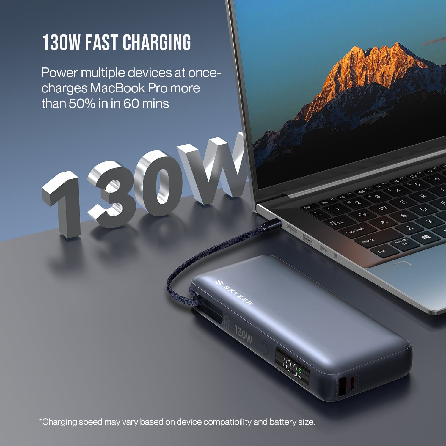 Skyzer PB252 GoCharge 20000mAh 130W Powerbank