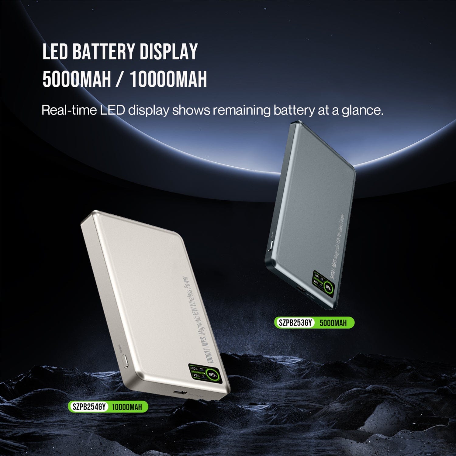 Skyzer PB253/254 Powersleek 3-in-1 Magnetic Power Bank