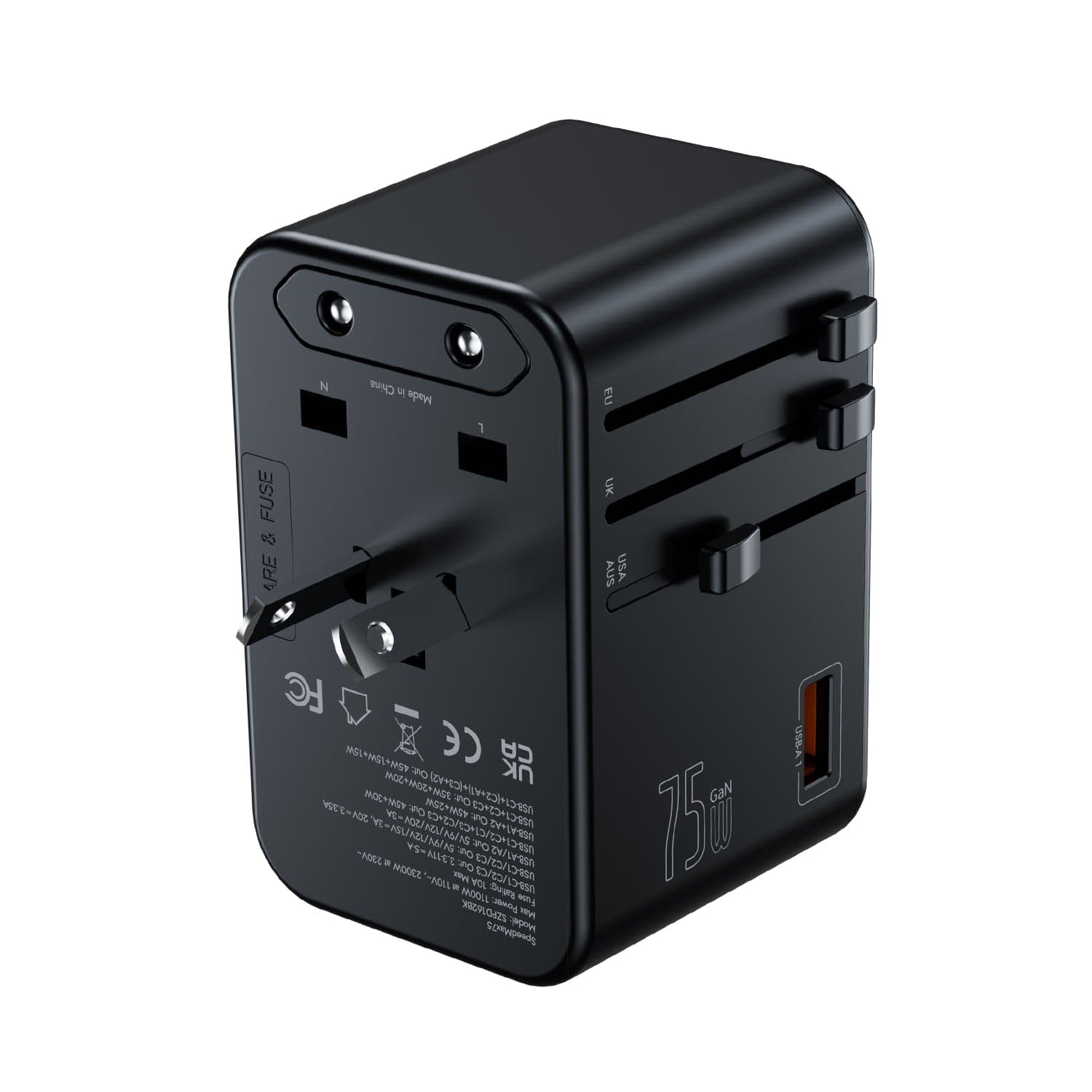Skyzer PD162 SpeedMax 75W Fast Charging Travel Adapter