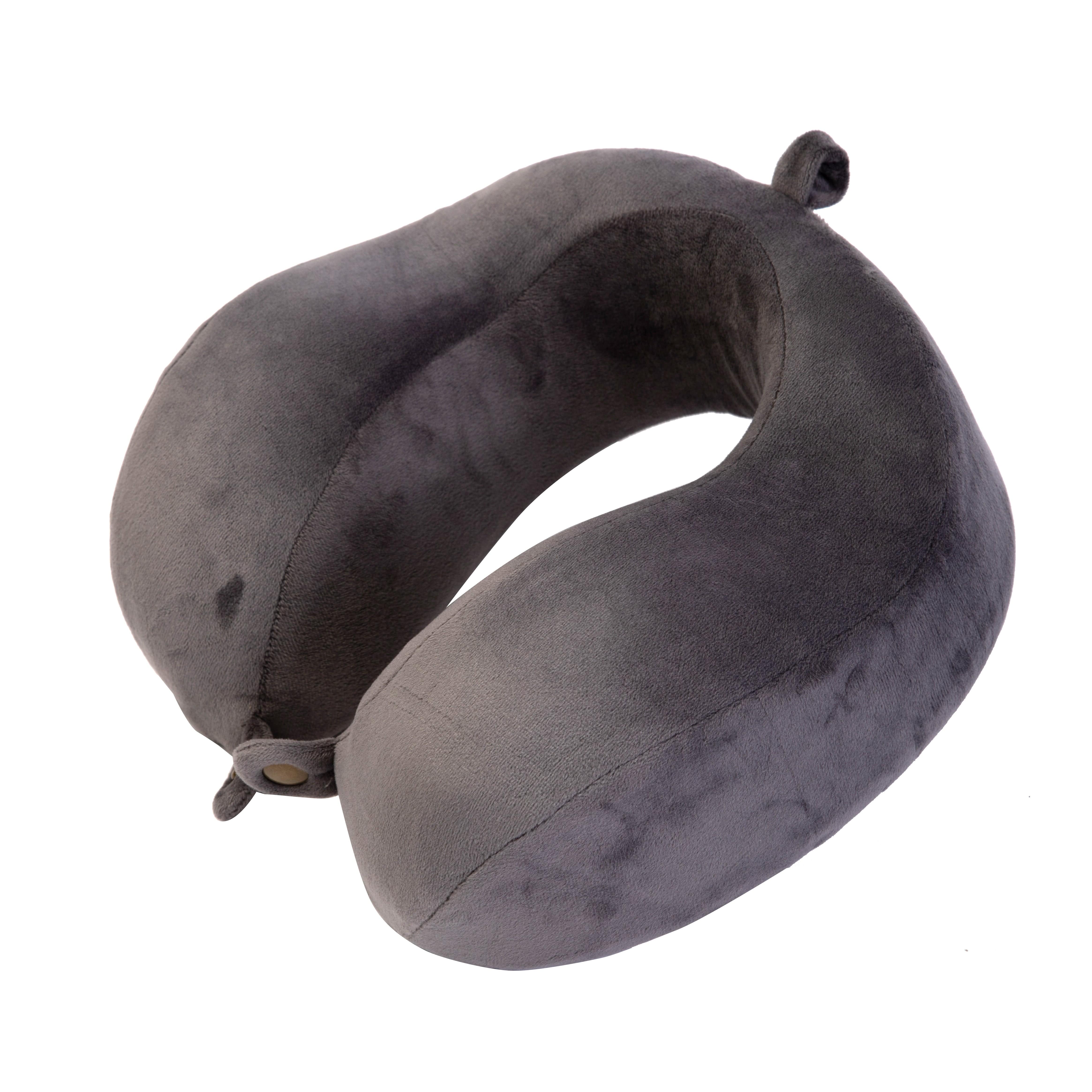 Skyzer TP800 Memory Foam Travel Pillow with Storage Pouch