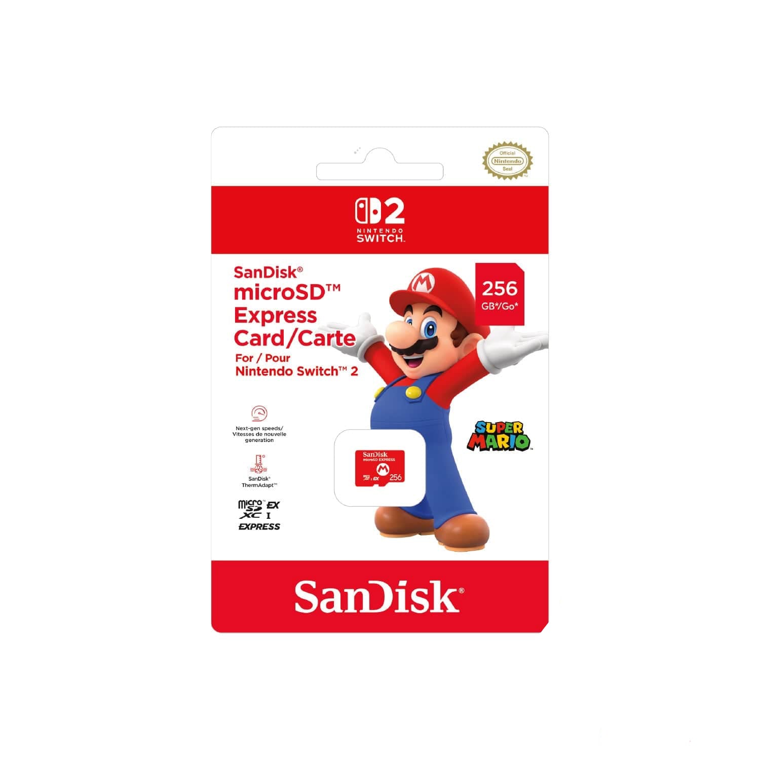 SanDisk MicroSD Express Card for Nintendo Switch 2
