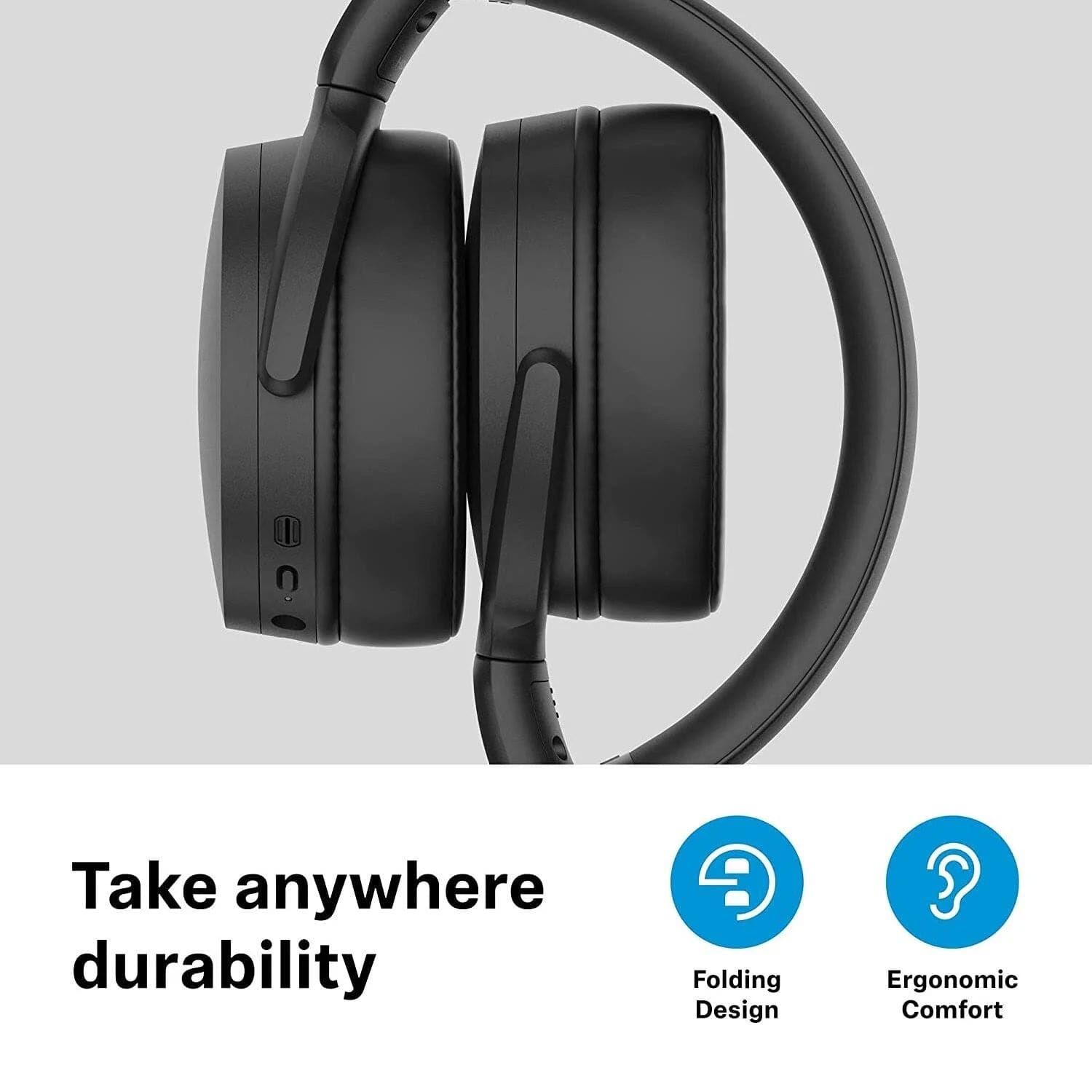 Sennheiser HD 450BT Wireless Bluetooth Headphones with ANC
