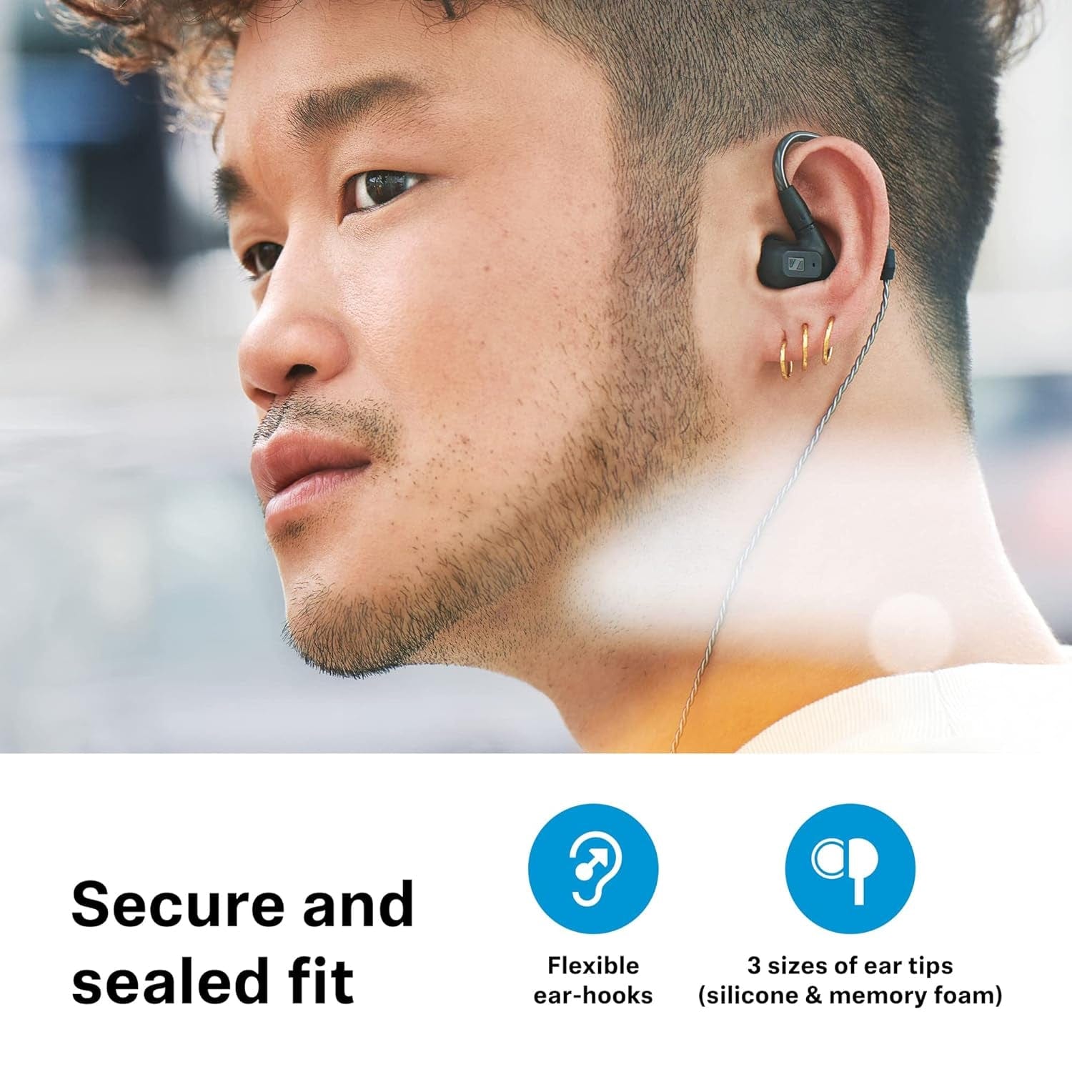 Sennheiser IE 200 In-Ear Monitor IEM Wired Earphones