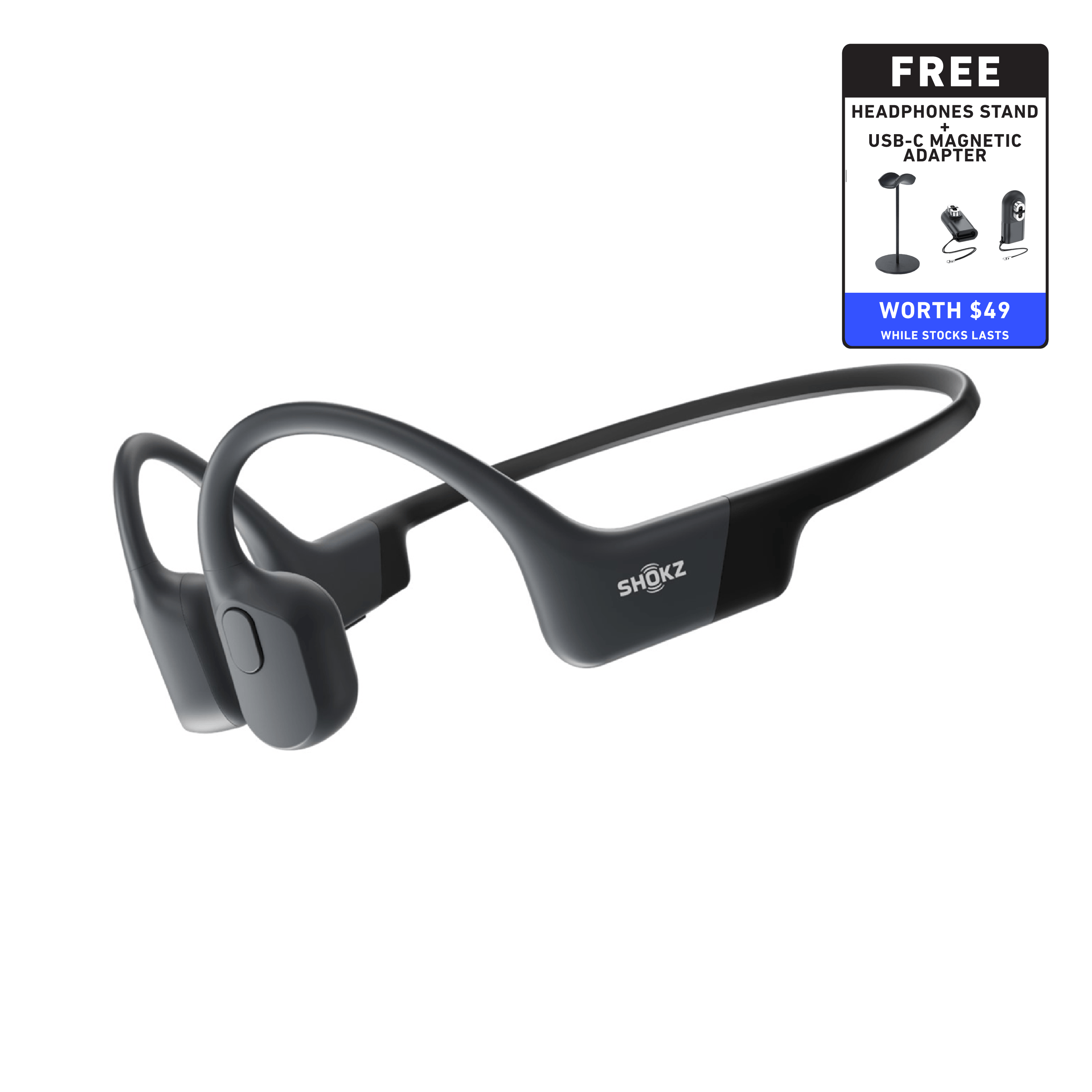 Shokz OpenRun Wireless Bone Conduction Headphones