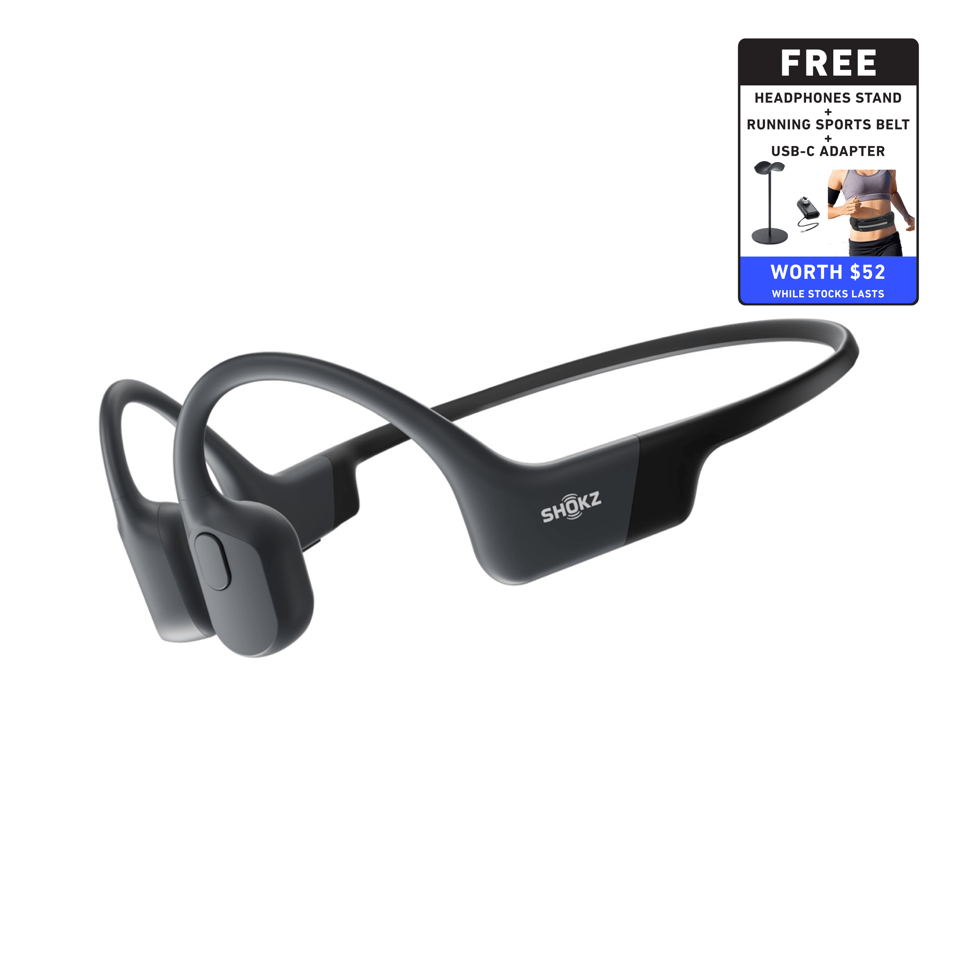 Shokz OpenRun Wireless Bone Conduction Headphones
