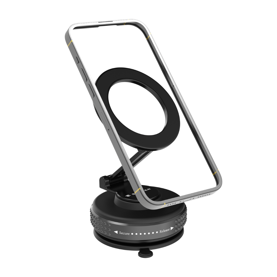 Skyzer MAC101 Magnetic Vacuum & Adhesive Suction Phone Mount