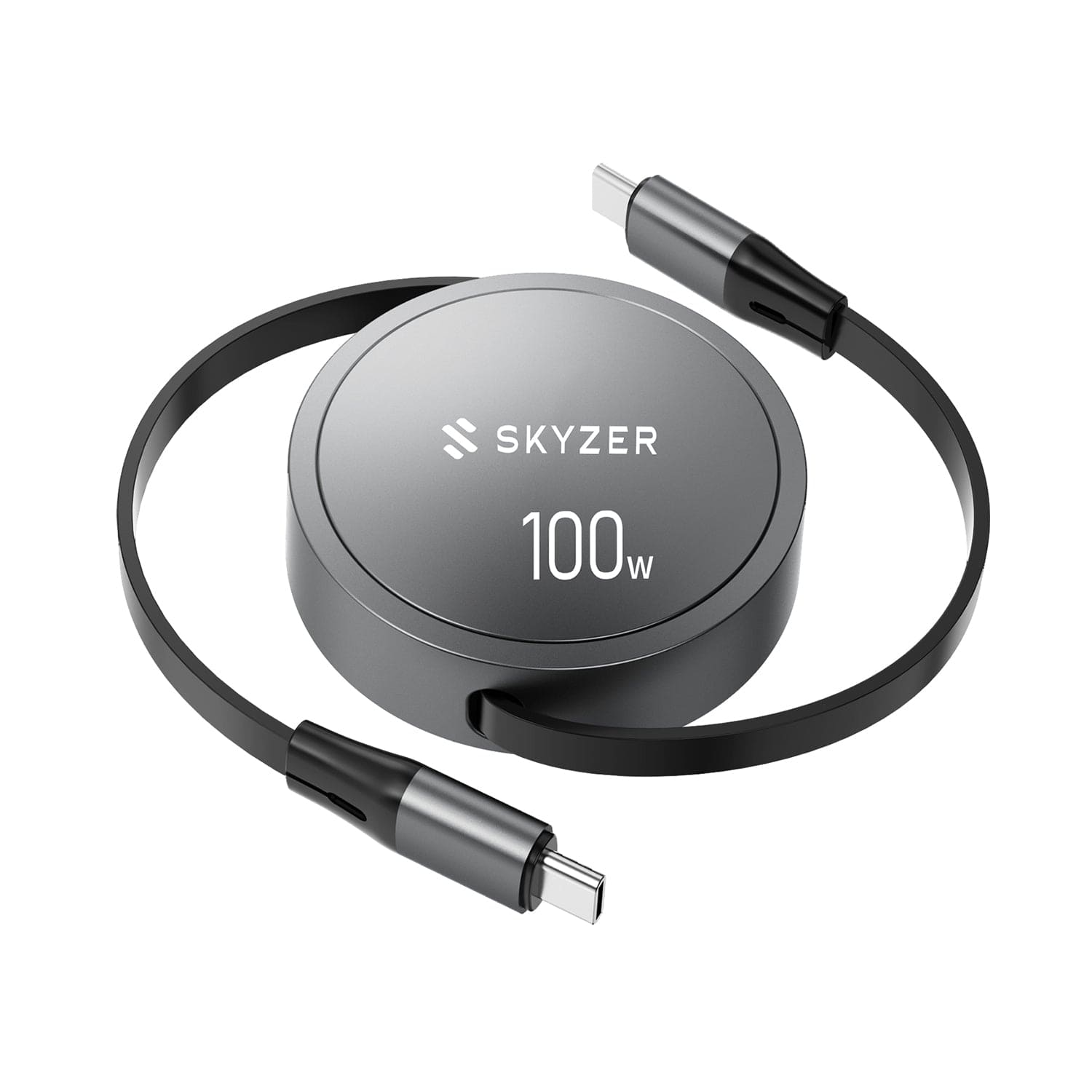 Skyzer SZRC100 PD100W Retractable Fast Charging Cable (Type-C to Type-C)
