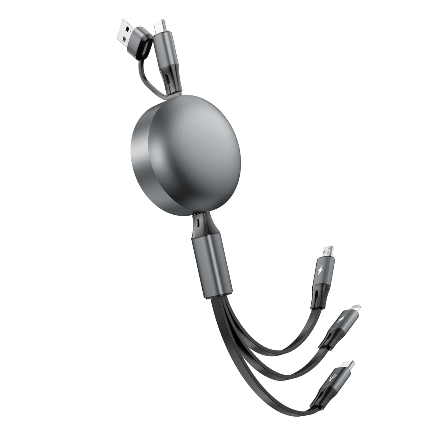Skyzer SZRC200 PD100W 3-In-2 Retractable Fast Charging Cable