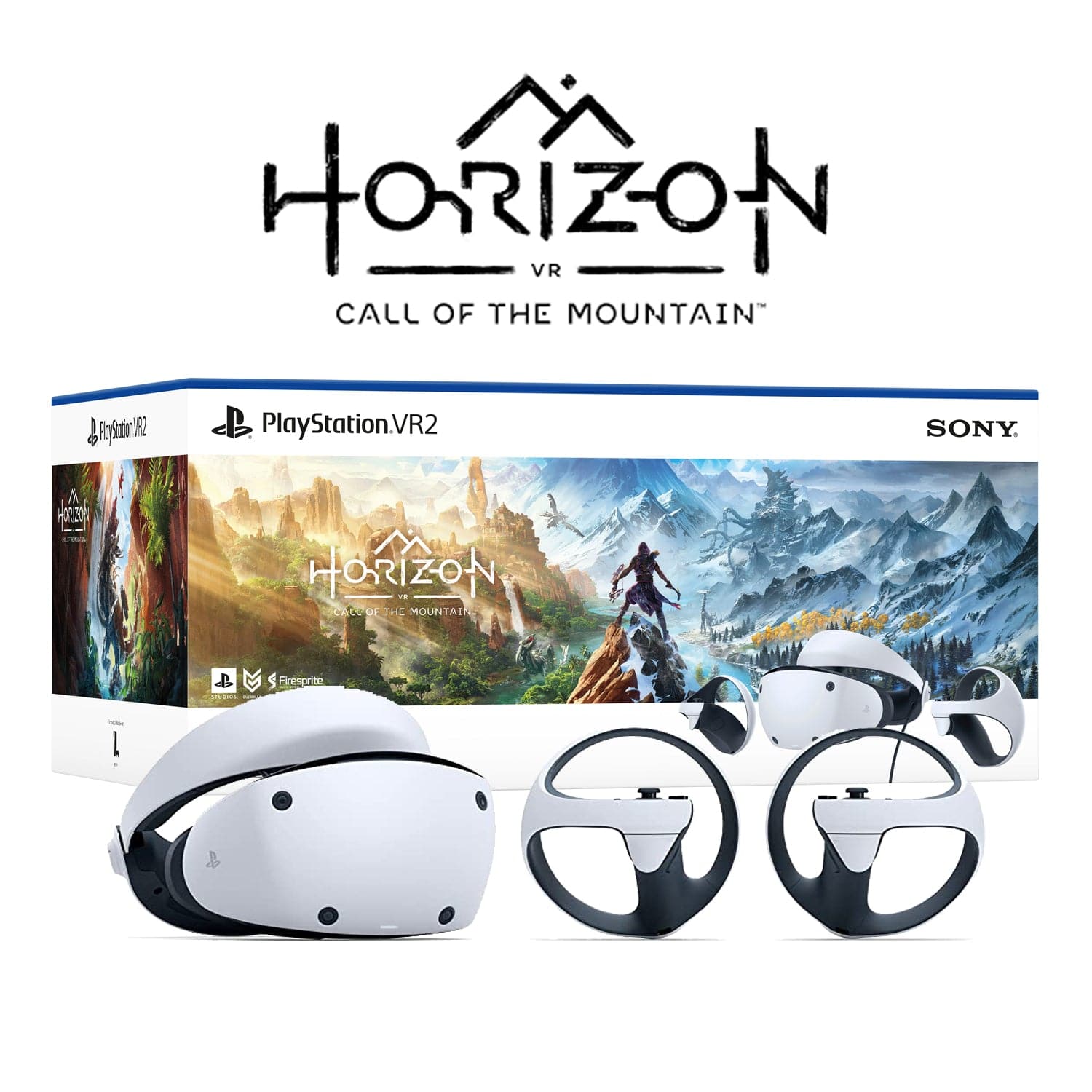 PlayStation VR2 Horizon: Call of the Mountain and Charging Station Bundle