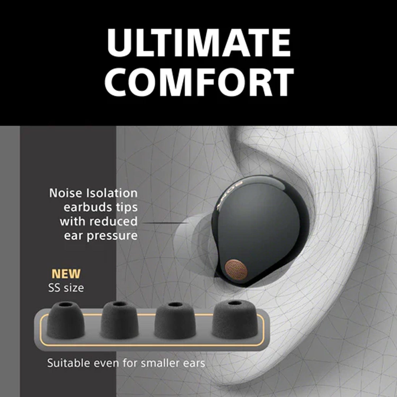 Sony WF-1000XM5 Wireless Noise Cancelling True Wireless Earphones (XM5)