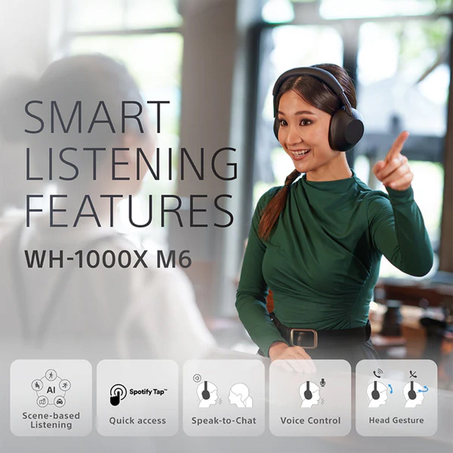 Sony WH-1000XM6 Noise Cancelling Wireless Headphones (XM6)