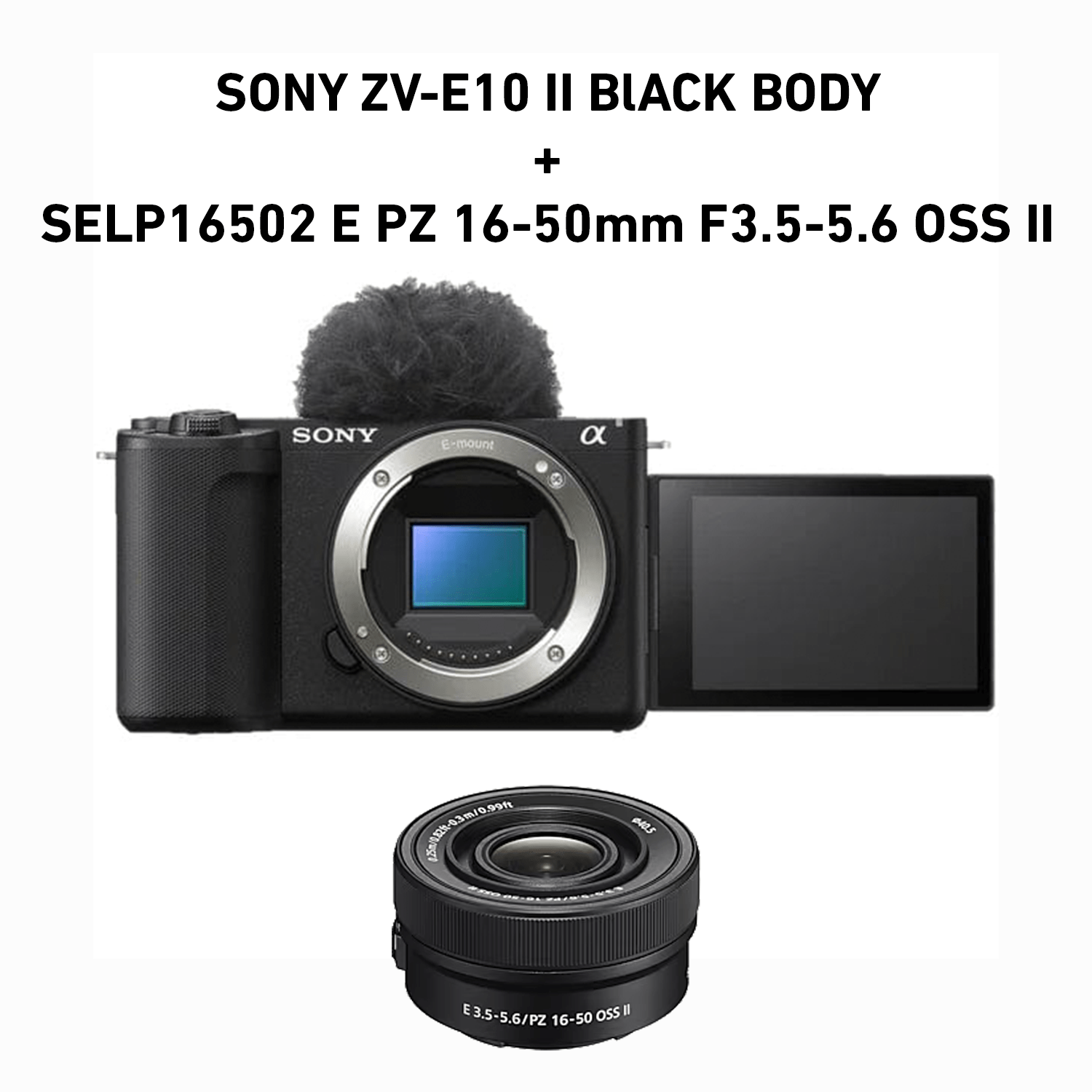 Sony ZV-E10 II Interchangeable-Lens Vlog Camera