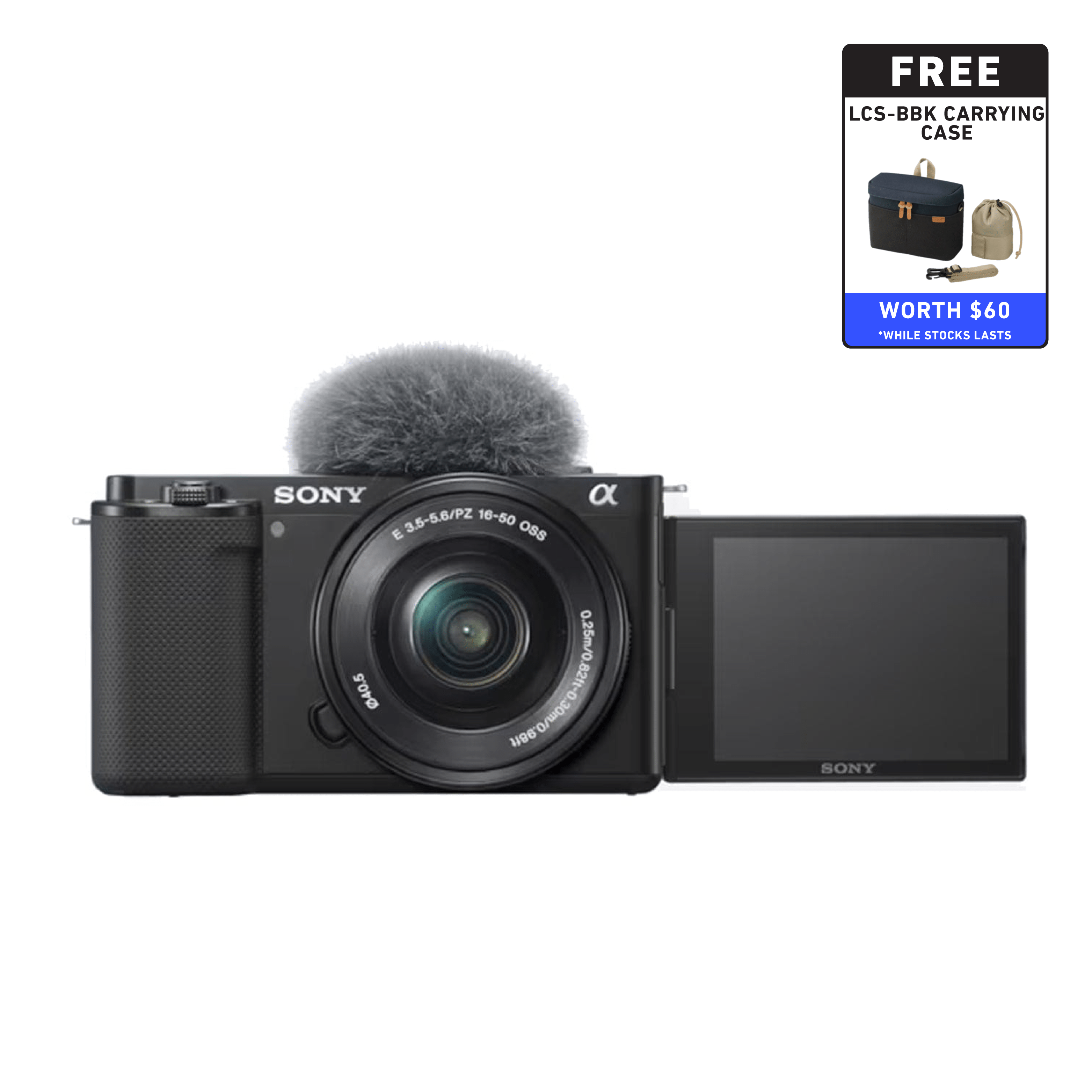 Sony ZV-E10 Interchangeable-Lens APS-C E-Mount Mirrorless Vlog Camera