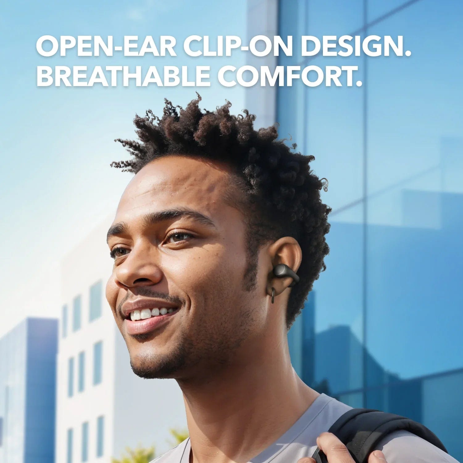 Soundcore C40i | Flexible & Comfortable Clip-On Earbuds