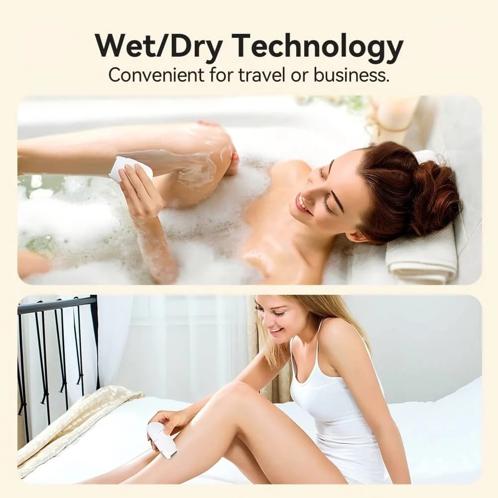 TOUCHBeauty Electric Body Shaver | Wet & Dry, Zero Irritation