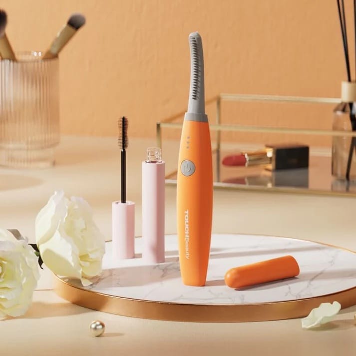 TOUCHBeauty Heated Eyelash Curler | Lift, Curl & Define with Gentle Heat