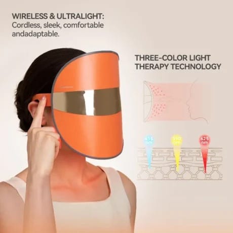 TOUCHBeauty GLAM LED Face Mask | Light Therapy in 10 Minutes