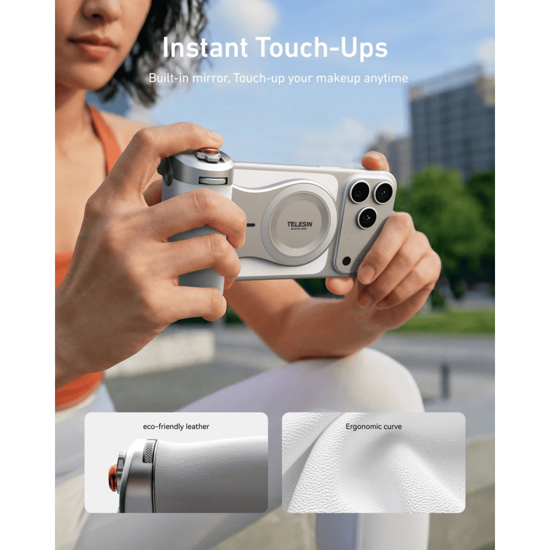 Telesin Magnetic Pro Shot Imaging Camera Grip