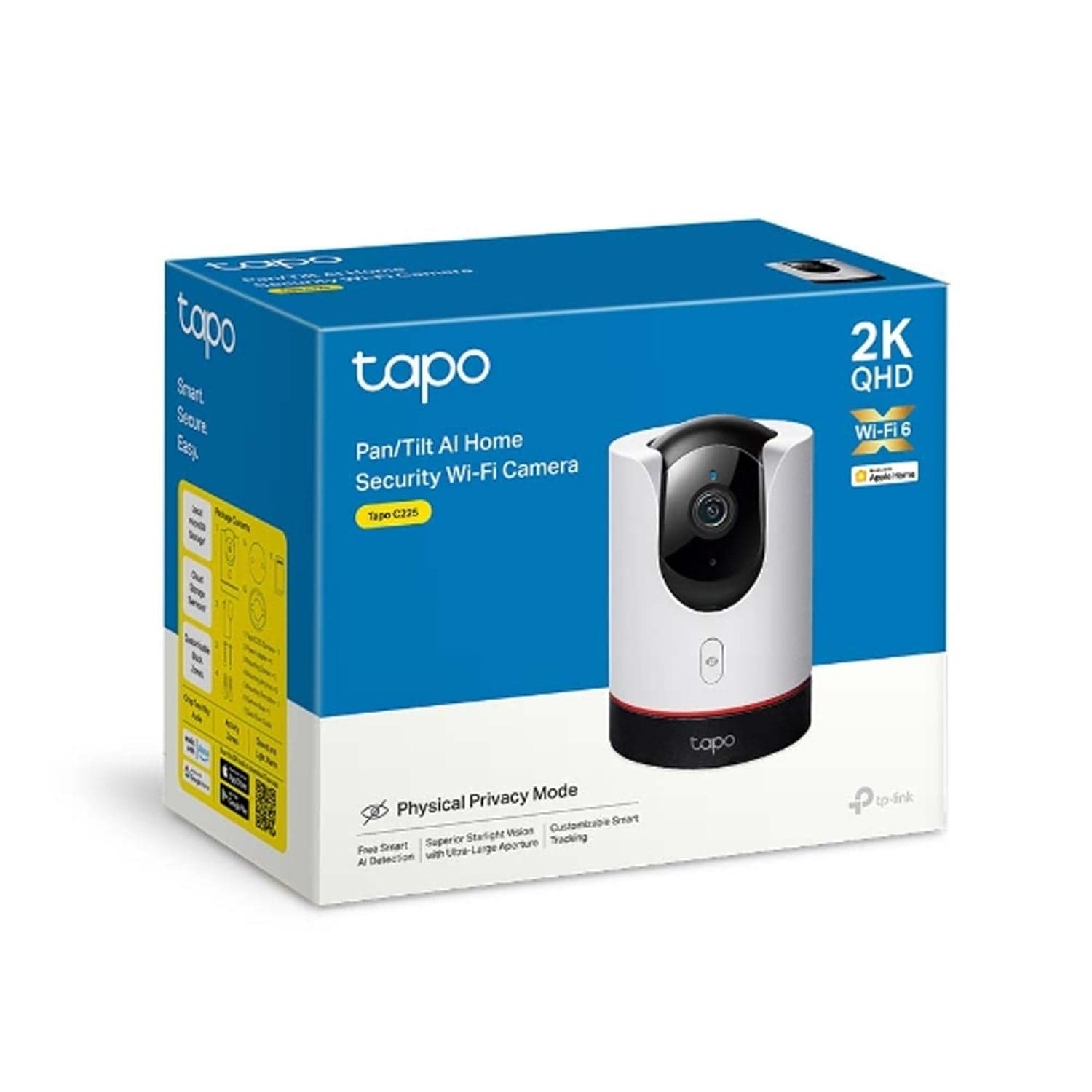 TP-Link Tapo C225 Pan/Tilt AI Home Security Wi-Fi Camera