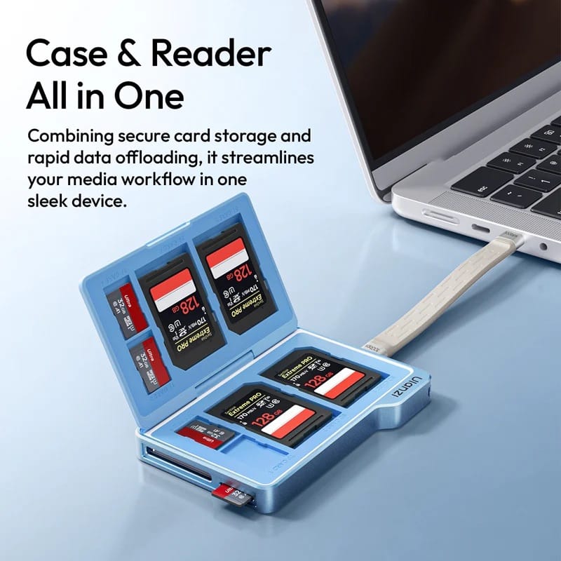 Ulanzi DC01 2in1 Portable Memory Card Case Reader