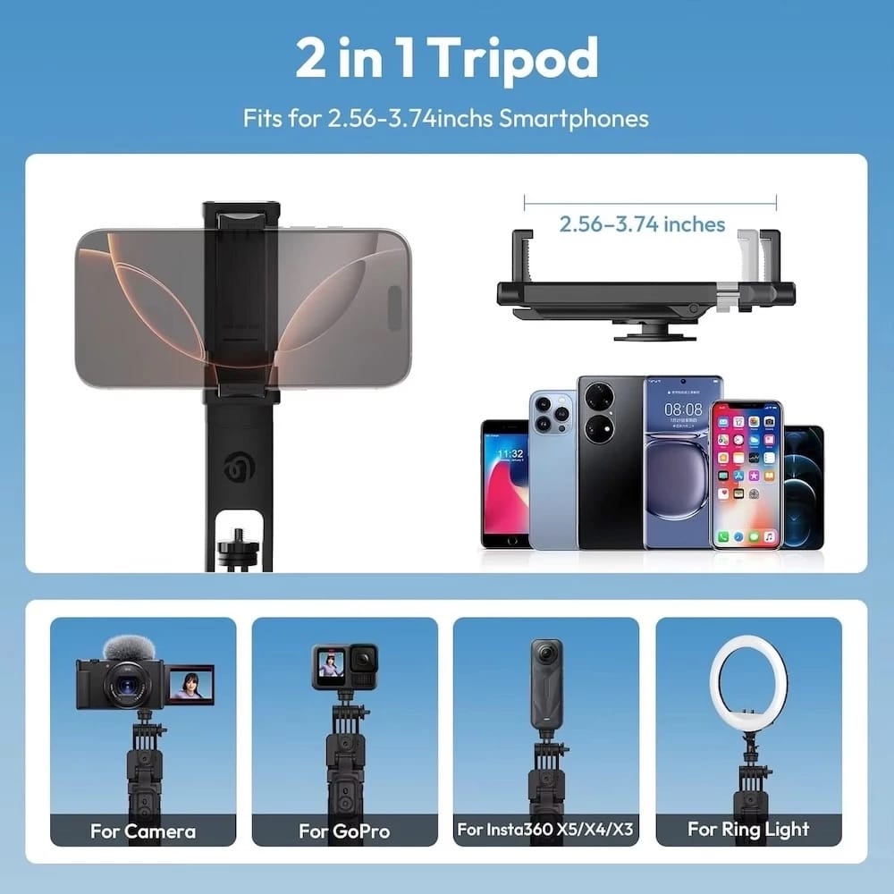 Ulanzi TT23 Auto Tracking Selfie Stick Tripod