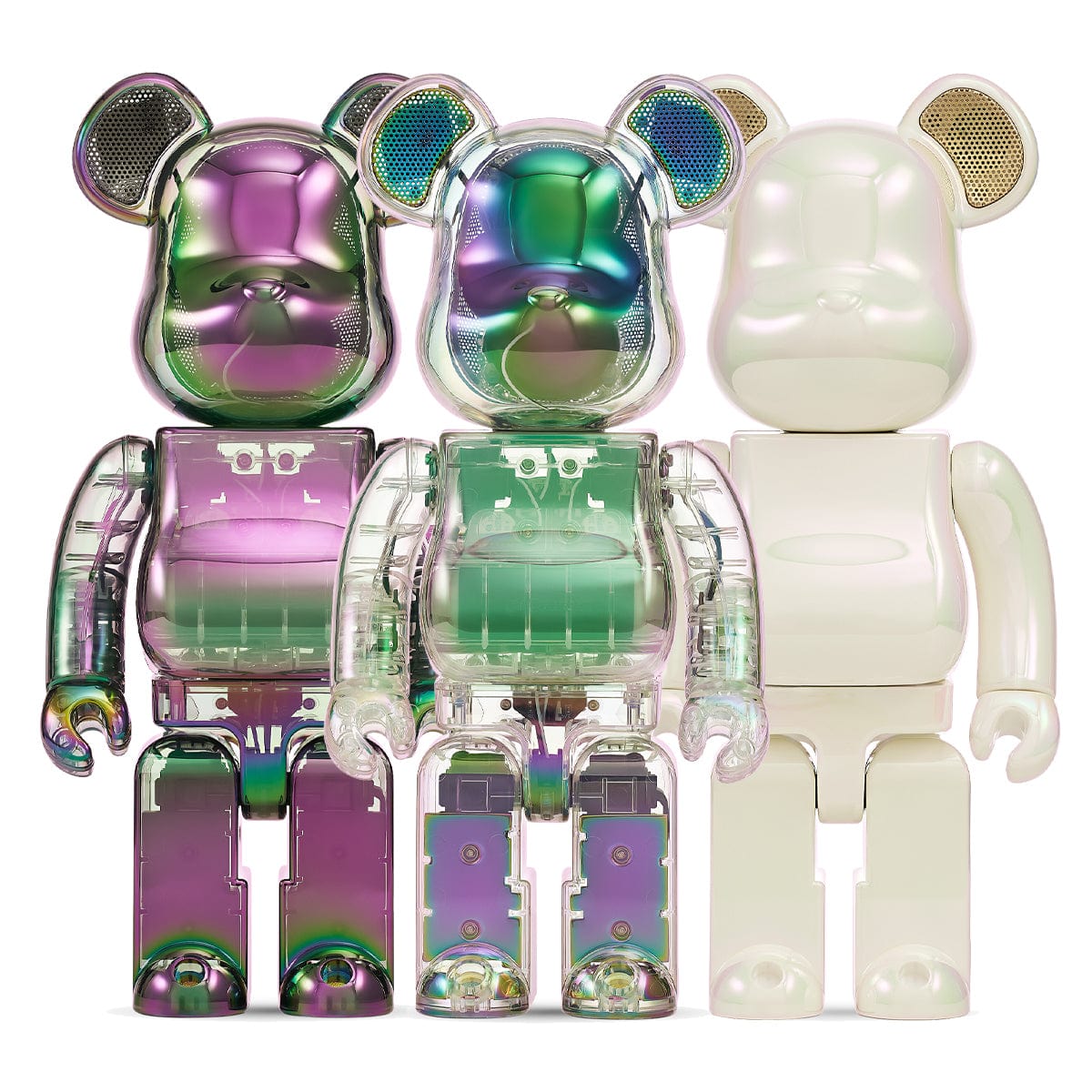 BE@RBRICK AUDIO 400% Bluetooth Speaker Iridescent | Metapod SG