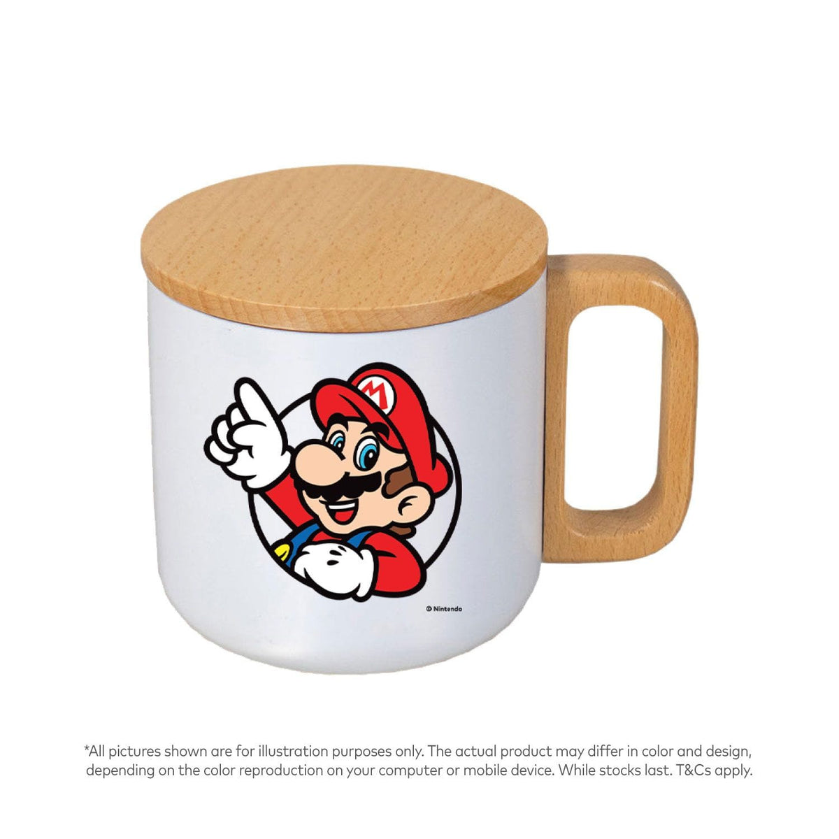 FREE Super Mario Wooden Handle Mug