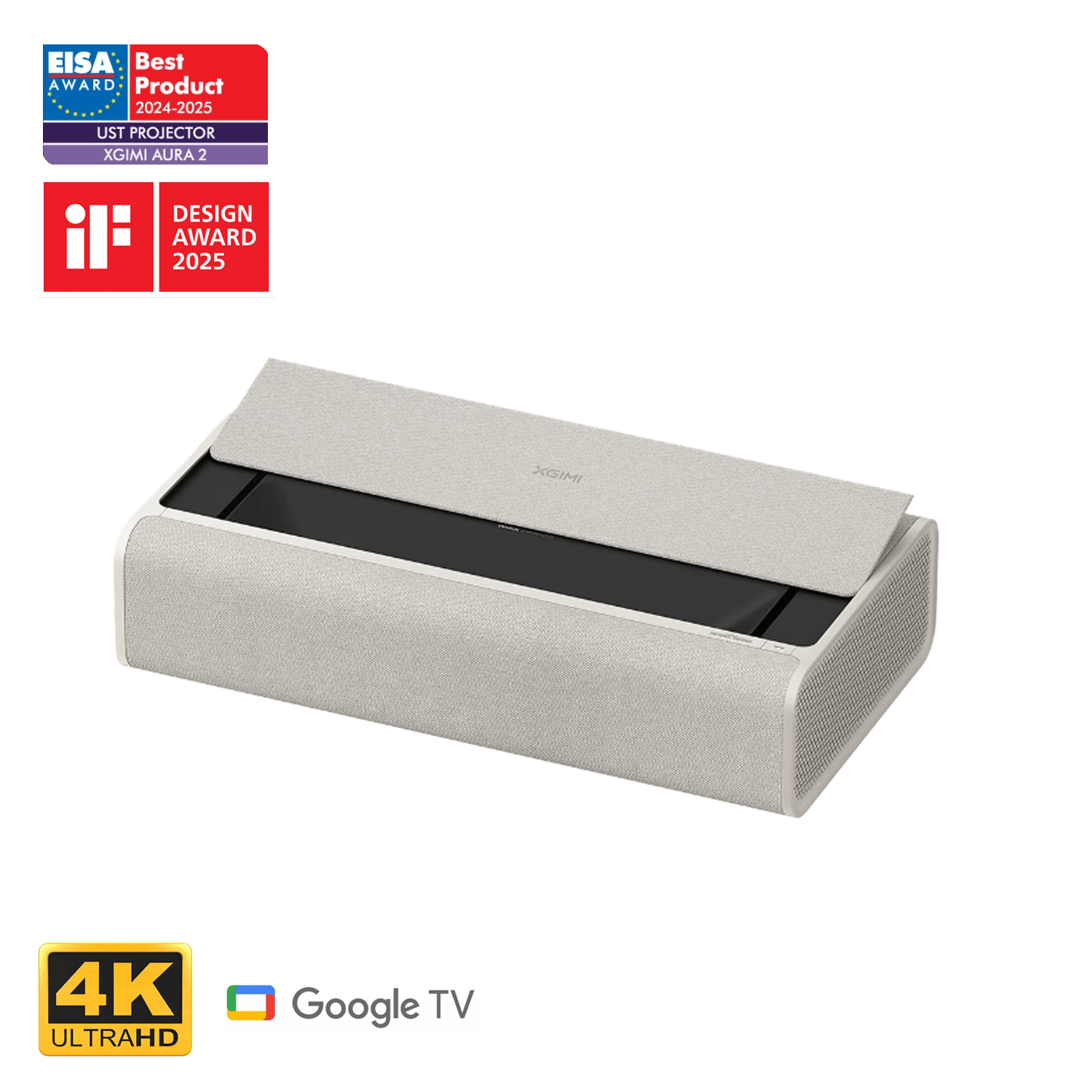 XGIMI AURA 2 Smart Art 4K Laser Ultra Smart Throw TV Projector with Google TV