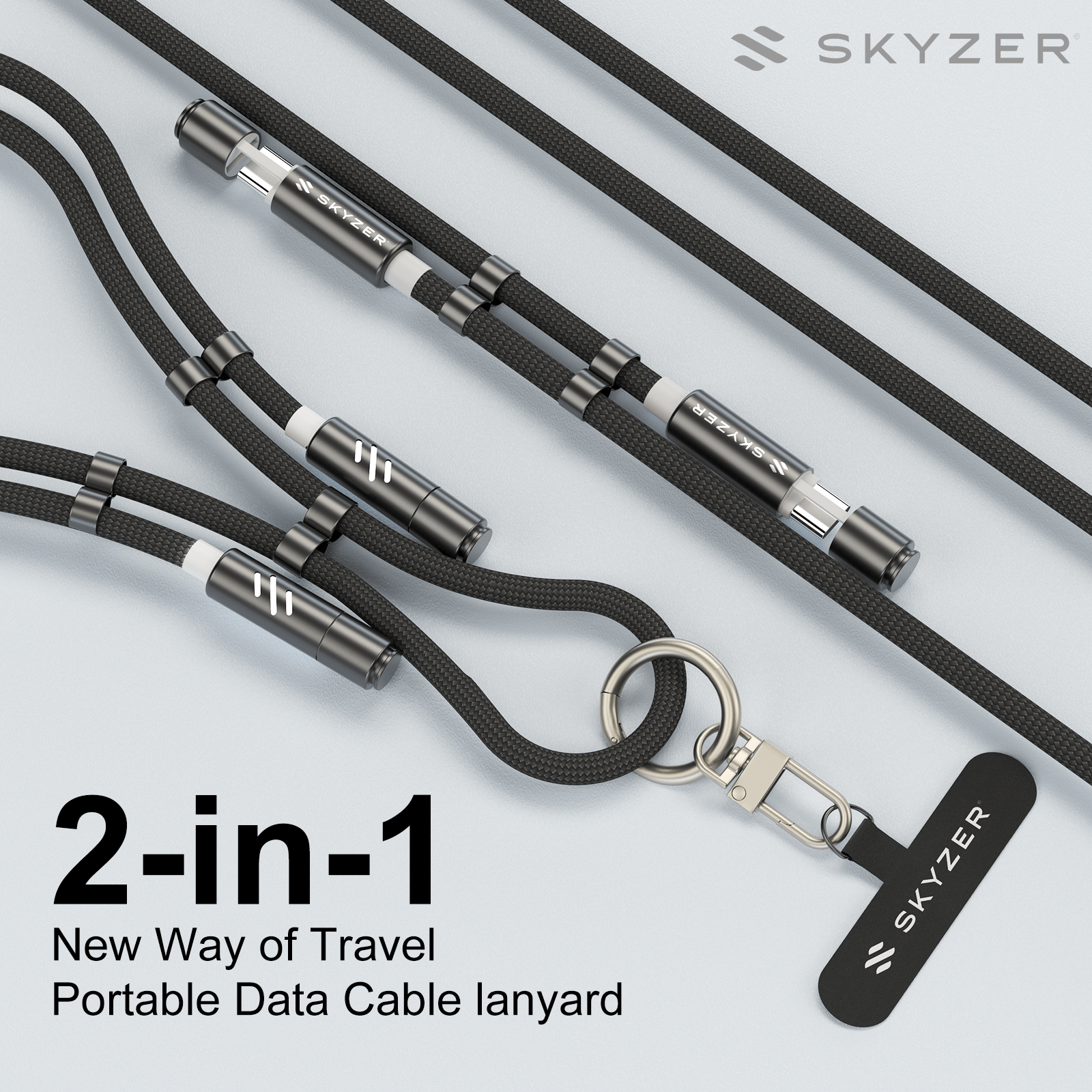 Skyzer CC800 Lanyard Charging Cable 60W 1.5M