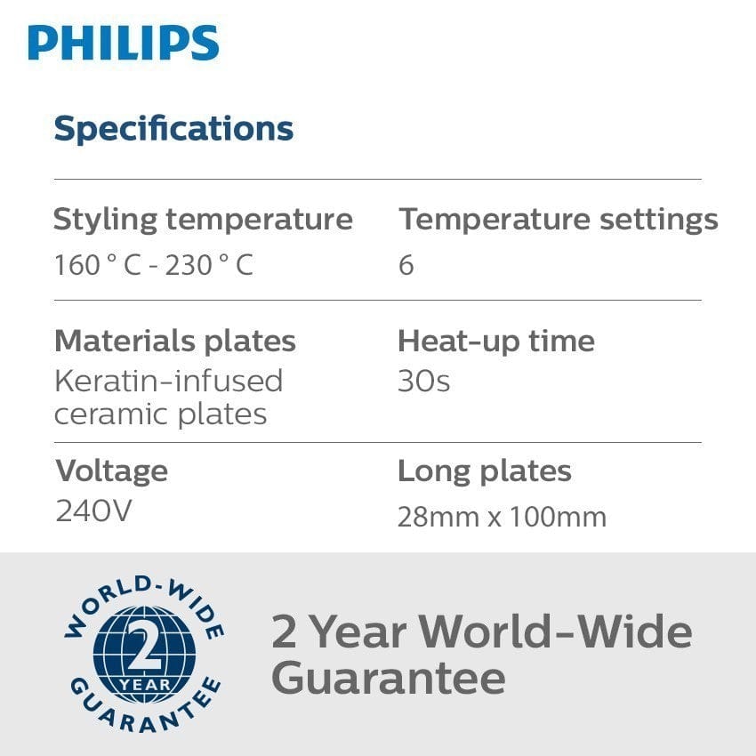 Philips BHS376/00 StraightCare Essential ThermoProtect Hair Straightener