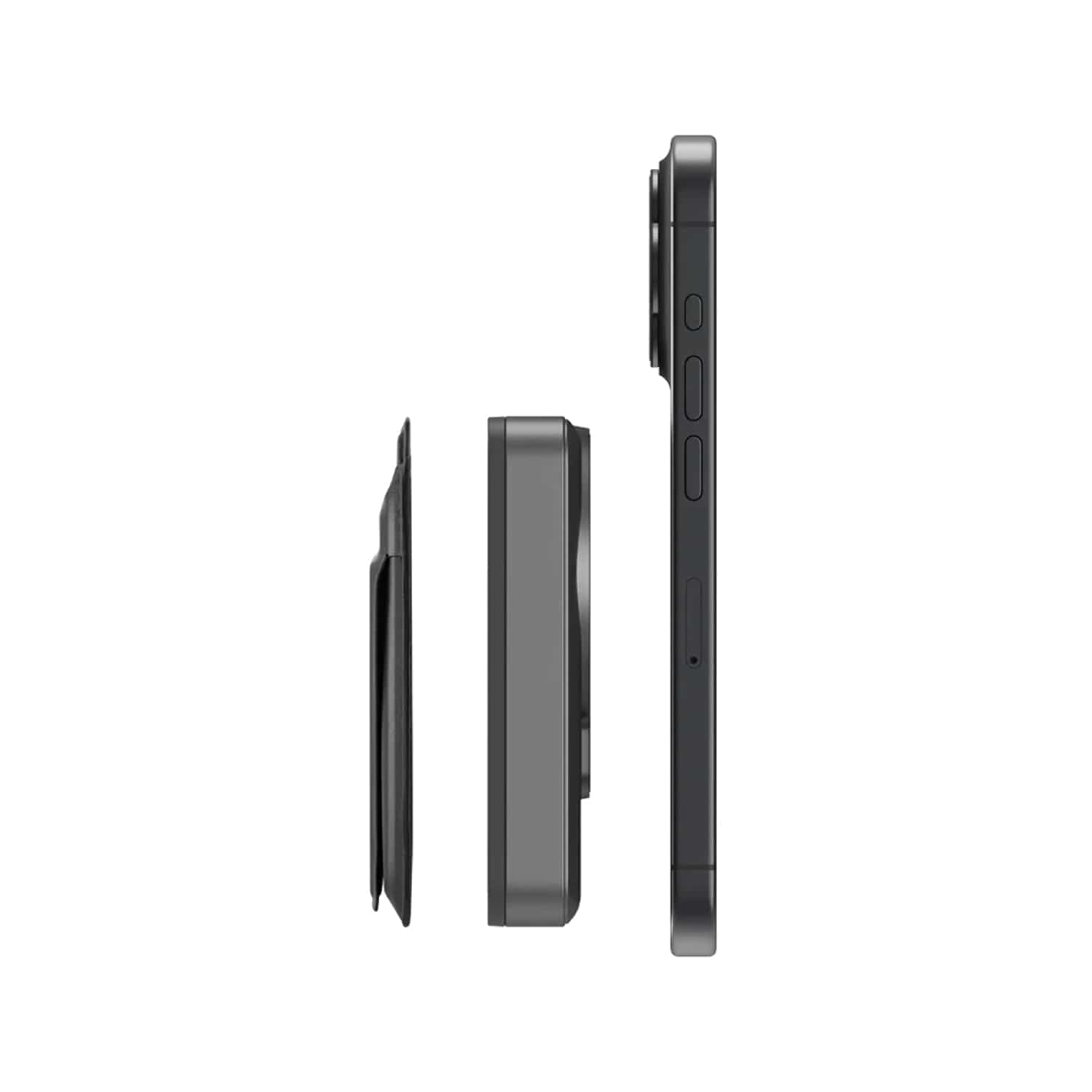 Energea MagWallet MagSafe Card Holder with Built-In Stand & Up to 15W Wireless Charging