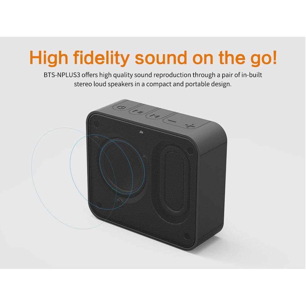 D.LAB Dezign BTS-NPLUS3 Portable Water-Resistant Bluetooth Speaker
