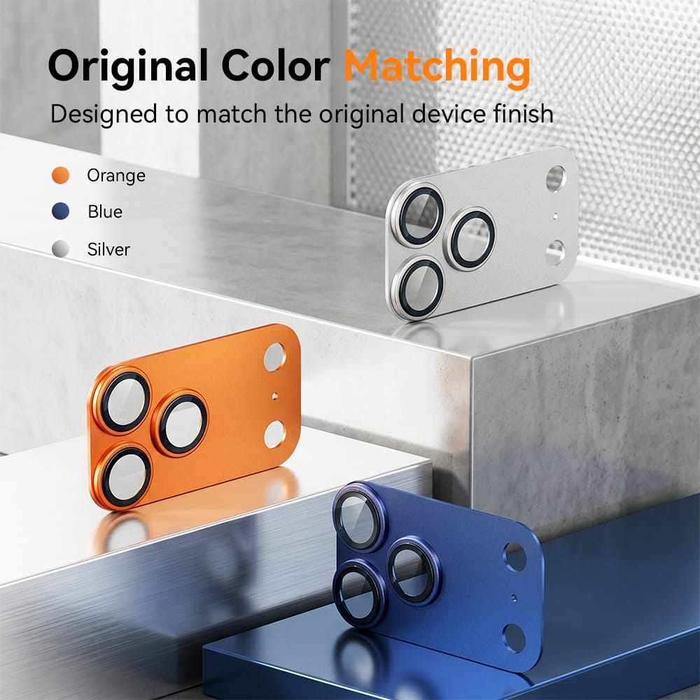 OTAO Metal Base Camera Lens Protector For iPhone 17 Pro Max