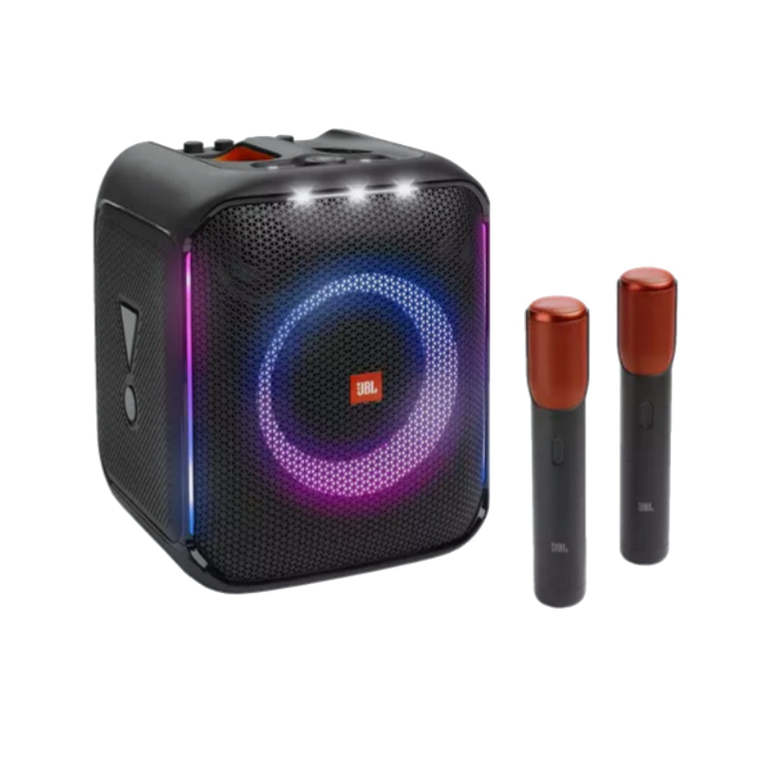 JBL PartyBox Encore Portable Party Speaker with Dual Wireless Microphones & Built-In Dynamic Light Show