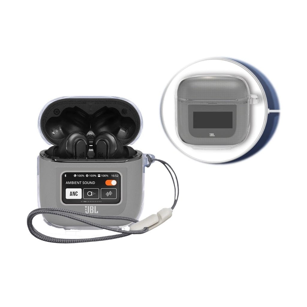 JBL Tour Pro 2 Wireless Earbuds Case, Transparent Clear Cover