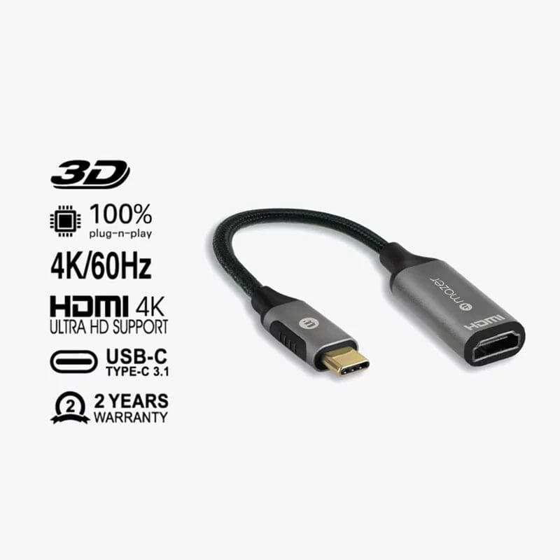 Mazer USB-C to 4K HDMI Adapter
