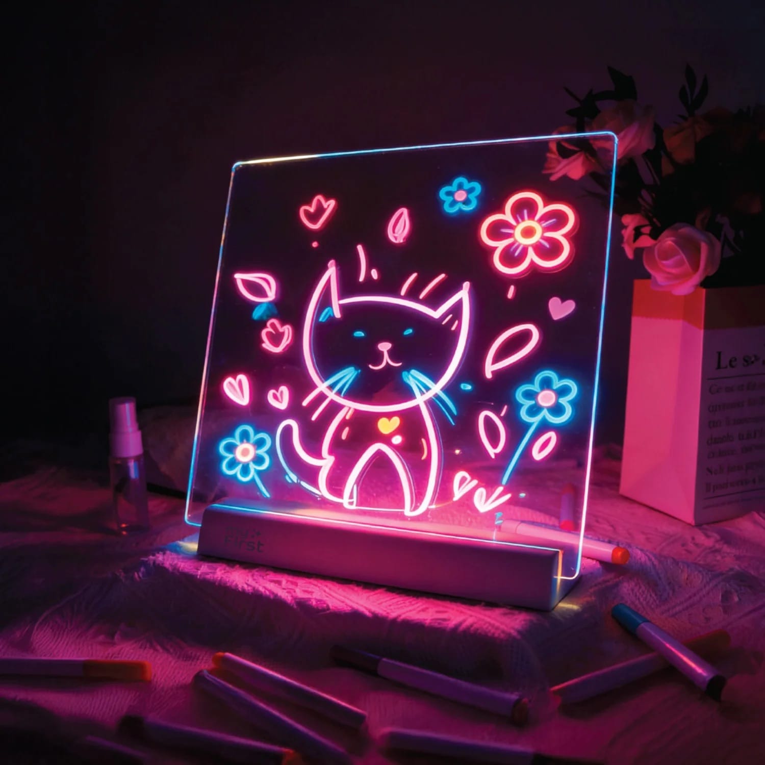 myFirst Sketch Clear Dual Light-Up Drawing Board Set