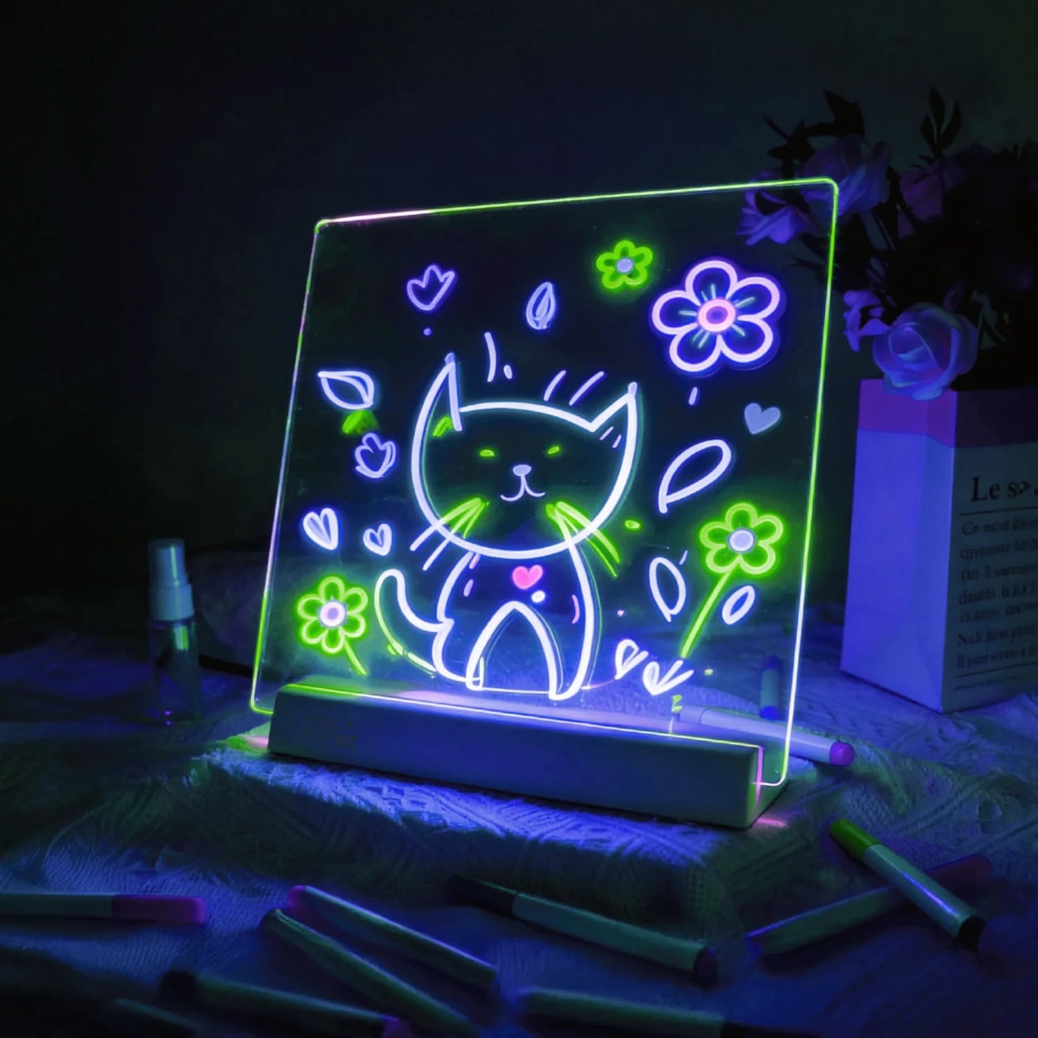 myFirst Sketch Clear Dual Light-Up Drawing Board Set